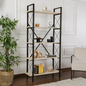 Regał Elysian Travertine and Black