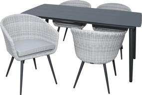 Doppler TEE - aluminiowy stół ogrodowy 160 cm - (N376) OSTATNIA SZTUKA