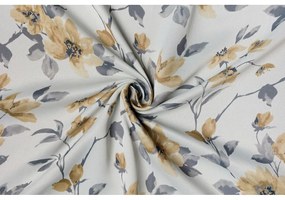 Żółto-kremowa zasłona 210x245 cm Cefalu – Mendola Fabrics
