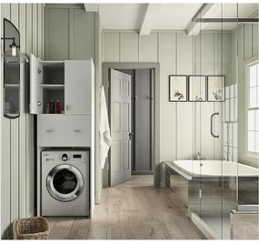 Głęboka szafka nad pralką NATALI TYP 9, biały