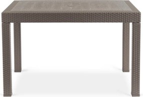 Stół Ogrodowy Prostokątny FARGO Brązowy Technorattan