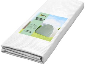 Outsunny Folia zamienna do szklarni 6x3x2 m, wytrzymała, odporna na rozdarcia, 12 okien, drzwi, Zielona