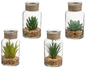 Sztuczne rośliny zestaw 4 szt. (wysokość 12 cm) Cactus – Casa Selección