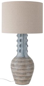 Jasnoniebieska lampa stołowa z tekstylnym kloszem (wysokość 90 cm) Gadiela – Bloomingville
