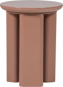 Okrągły stolik z połyskiem ø 40 cm Orivo – WOOOD