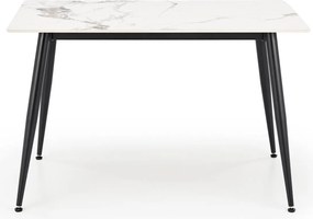 Stół z blatem ze spieku w efekcie marmuru Emilio 120 Halmar