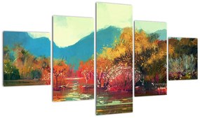 Obraz - Kolory jesieni (125x70 cm)