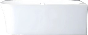Wanna narożna - 228 l - 170 x 75 x 59 cm - Biała - Akryl - Prawostronna - PONTICOLA