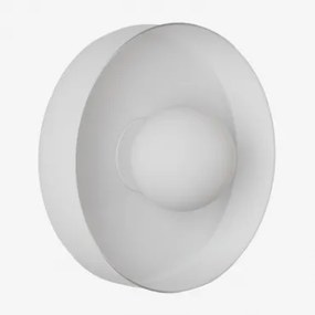 Kinkiet Ścienny Jaxal Biała & Ø25 Cm - Sklum