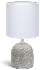 Aigostar - Lampa stołowa 1xE14/40W/230V beżowa/biała