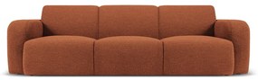 Brązowa sofa z materiału bouclé 235 cm Molino – Micadoni Home