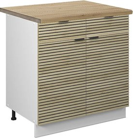 Szafka dolna do kuchni panel dębowy 80x60x82 fame-line