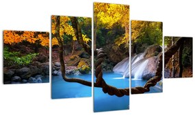 Obraz - Wodospady w Azji (125x70 cm)