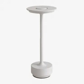 Bezprzewodowa Lampa Stołowa Led Rivkin Outdoor Biała - Sklum