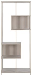 Szary regał 77x185x35 cm Seaford – Actona