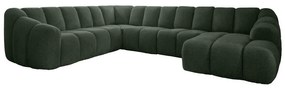 Ciemnozielony narożnik (lewostronny/w kształcie litery U) Shell – Miuform