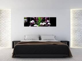 Obraz kwiatu (170x50 cm)