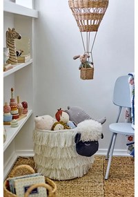 Biały tekstylny dziecięcy kosz na zabawki 40x25x30 cm Dolly – Bloomingville Mini