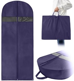 Granatowy Pokrowiec Ochronny na Odzież Baggi Long 150x60x15 cm - SEVERNO Home