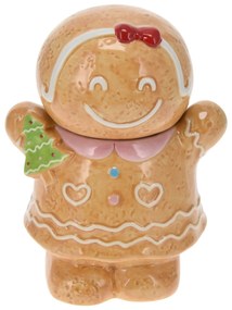 Pojemnik świąteczny w kształcie piernika, 15 x 19 cm, COOKIE