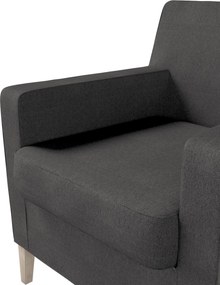 Pokrowiec na fotel Karlstad kolor szary tkanina strukturalna