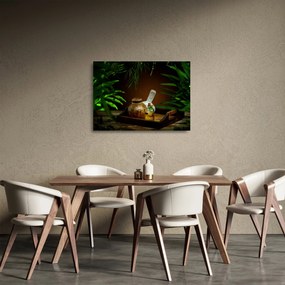 Obraz na szkle - rzeczy spa (70x50 cm)