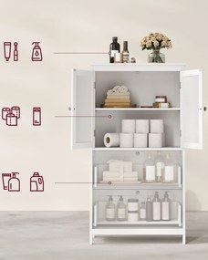 Szafka Łazienkowa Biała - BBC551P31V1