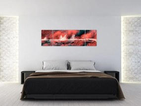 Obraz - Wybuch nafty (170x50 cm)
