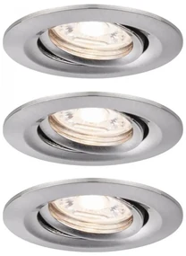 Paulmann 92973 - ZESTAW 3xLED/4,2W IP23 Ściemnialne oświetlenie łazienkowe COIN 230V
