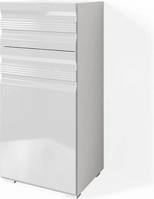Szafka Midi biały wysoki połysk 36.4x31x79 fredd