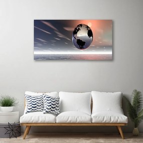 Obraz canvas na ścianę Artystyczna Wizja Planety Ziemia
