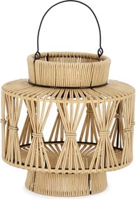 Lampion LED solarny w naturalnym kolorze (wysokość 29 cm) Nikhita – Yes Everyday