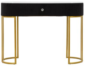 Konsola w czarno-złotym kolorze 43x100 cm Montpellier – Mauro Ferretti