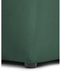 Zielona aksamitna sofa 225 cm Cube – Bonami Selection