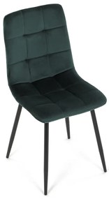 Zestaw krzeseł do jadalni CT-281 GRN4, 4 szt.