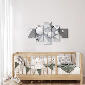 Geometryczny abstrakcyjny obraz (125x70 cm)