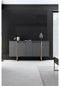 Szafka Luxe Anthracite and Gold