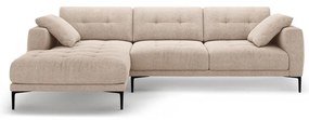 Jasnobrązowy narożnik (lewostronny/z szezlongiem) Bemy – Micadoni