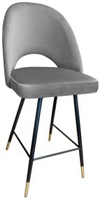 Hoker niski ISKAR VELVET GOLD szary ATOS
