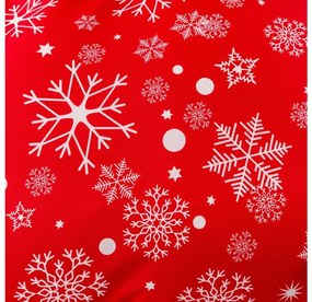 PrzytulneMieszkanie.pl PrzytulneMieszkanie.pl Pościel bawełniana SNOWFALL czerwona Rozmiar pościeli: 70 x 90 cm | 140 x 220 cm