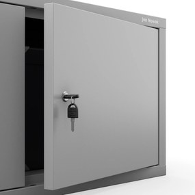 Nadstawka na szafę EWA Compact 800 x 380 x 400 mm, szara