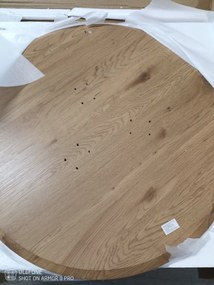 PROMOCJA Dębowy stół jadalny z czarnymi nogami TETIS 100x100 II jakość