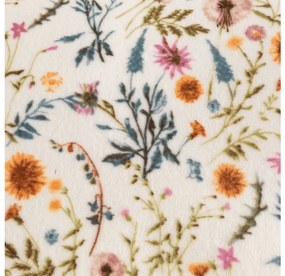 Mikropluszowy koc HERBALIS, kremowy Rozmiar: 150 x 200 cm