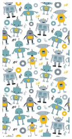 Tapeta - Roboty, niebieskie