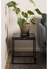 Stolik z blatem w dekorze marmuru 40x40 cm Barossa – Actona