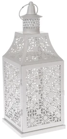 Wisząca latarnia metalowa Arianna, 14,5 x 36 x 14,5 cm