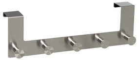 Metalowy wieszak na drzwi w kolorze matowego srebra 35 cm – Casa Selección