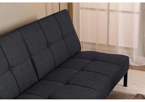 Ciemnoszara rozkładana sofa 198 cm Perugia – Actona