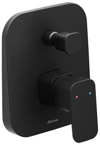 Ravak X070158 - Bateria prysznicowa podtynkowa FREE czarna