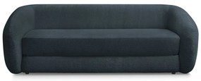 Ciemnoniebieska rozkładana sofa z tkaniny szenilowej 228 cm Neyo – Bobochic Paris